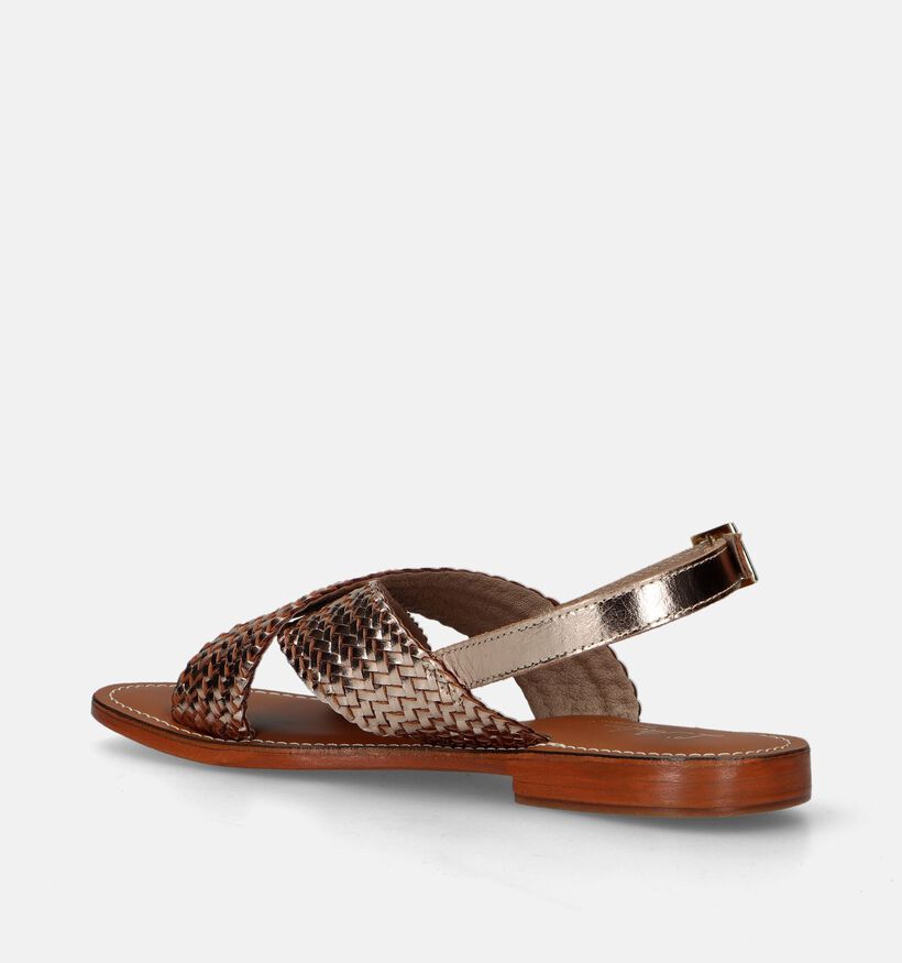 Atelier Tropézien Gouden Sandalen voor dames (341126)
