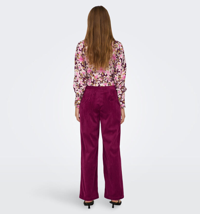 JDY Arizona Pantalon large en Mauve L32 pour femmes (332492)