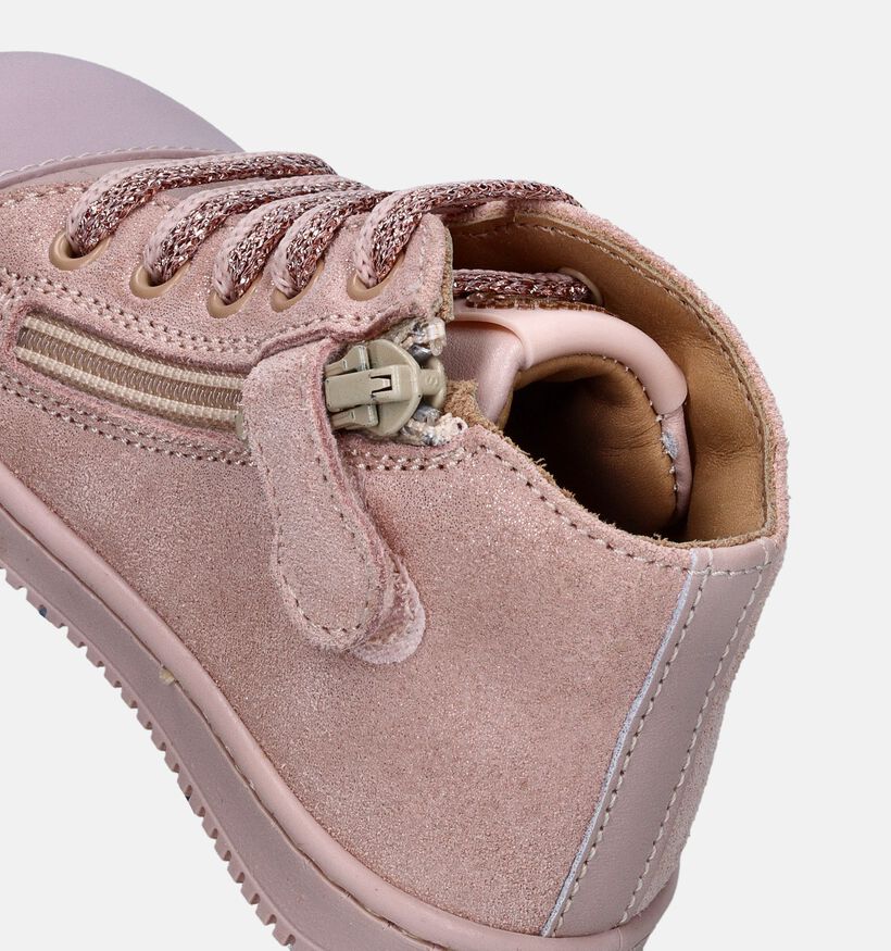STONES and BONES Nael Chaussures pour bébé en Rose pour filles (345778) - pour semelles orthopédiques