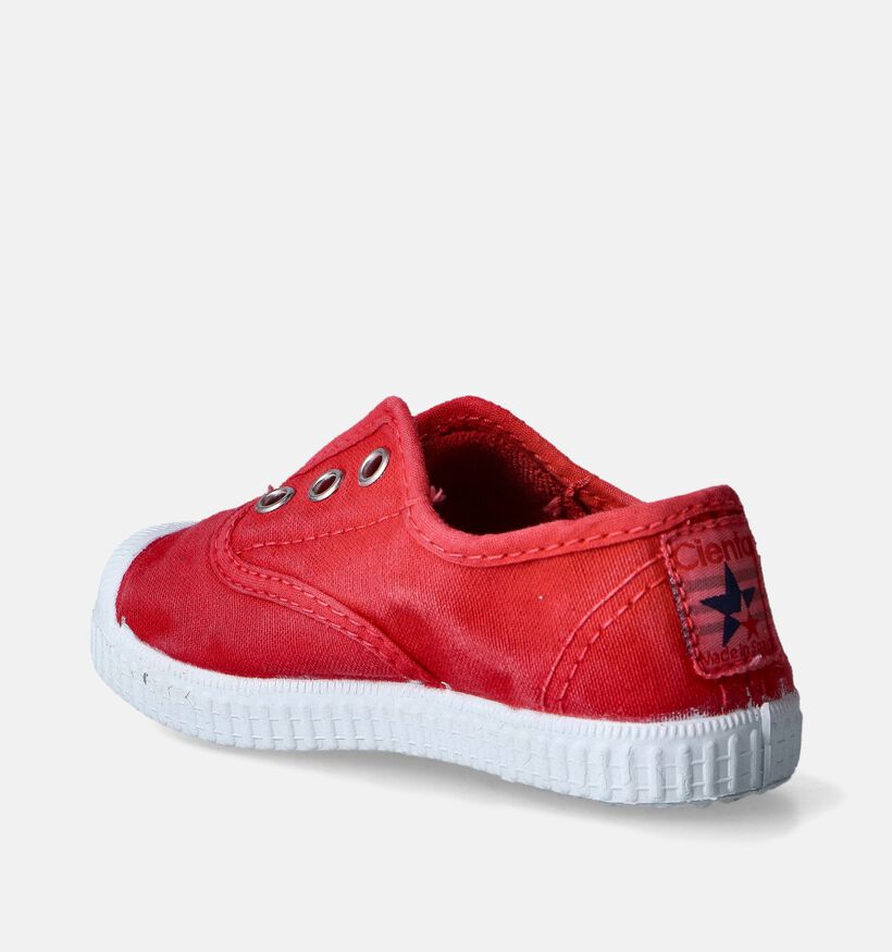 Cienta Rode Slip-ons voor jongens, meisjes (355499) - geschikt voor steunzolen