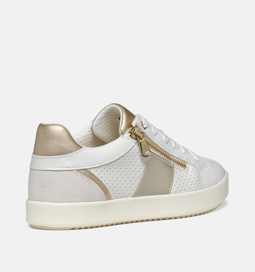 Geox Blomiee Witte Sneakers voor dames (353764) - geschikt voor steunzolen