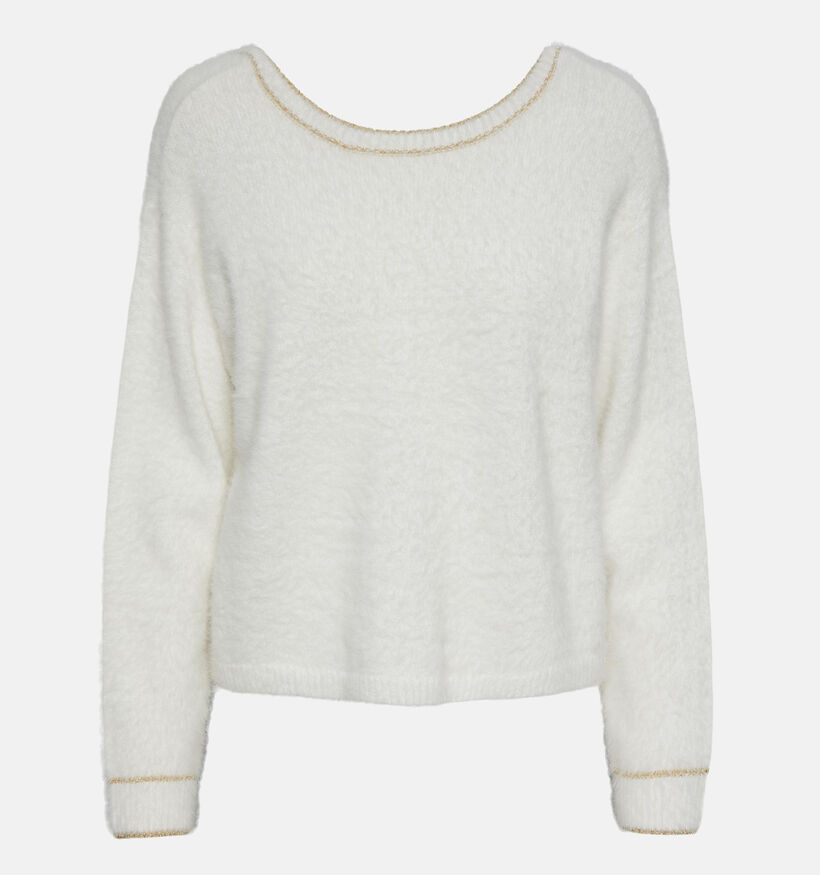 Pieces Ilja Zwarte Deep back Trui voor dames (337715)