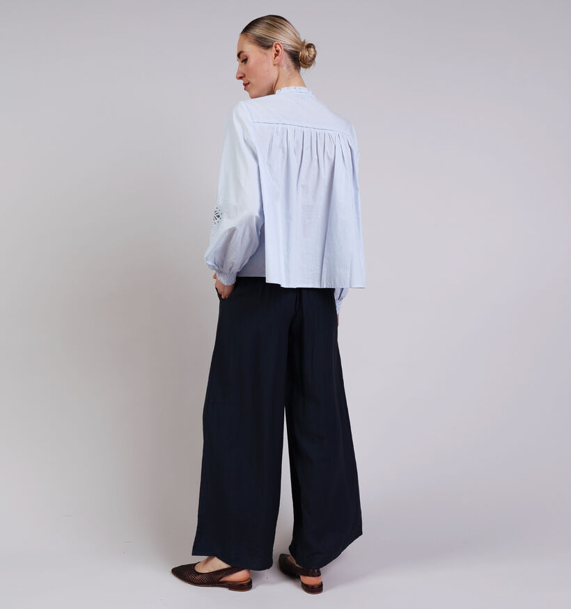 Rue Mazarine Swann Blauwe Blouse voor dames (374140)