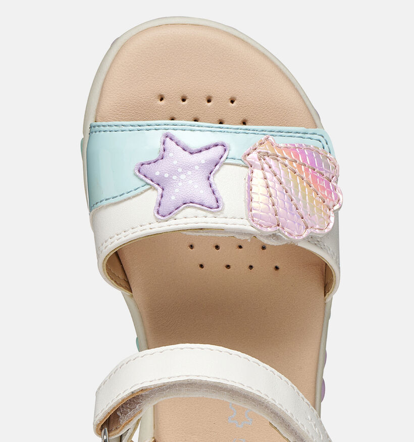Geox Haiti Witte/Pastel Sandalen voor meisjes (368883)