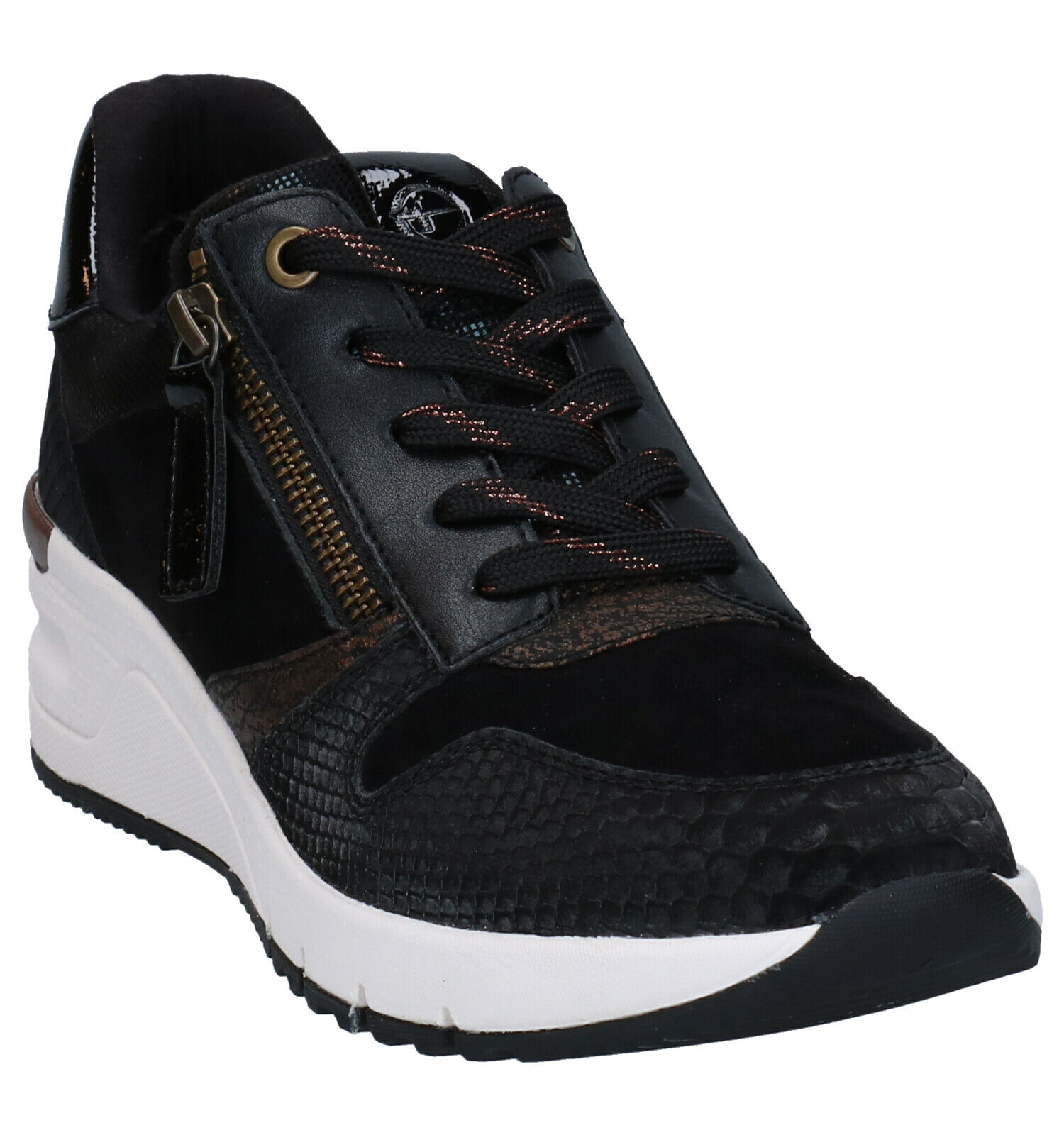 Tamaris Zwarte Sneakers Dames Sneakers Online op TORFS.BE