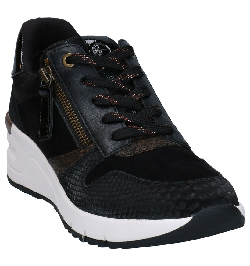 Tamaris Baskets casual en Taupe en nubuck (293961)