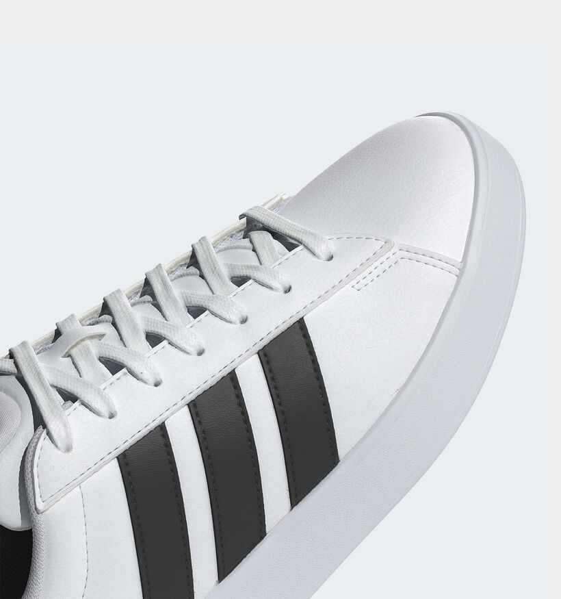 adidas Grand Court Baskets basses en Blanc pour hommes (366869) - pour semelles orthop&eacute;diques
