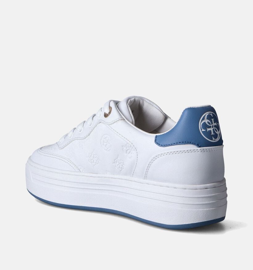 Guess Witte Veterschoenen voor dames (350434) - geschikt voor steunzolen