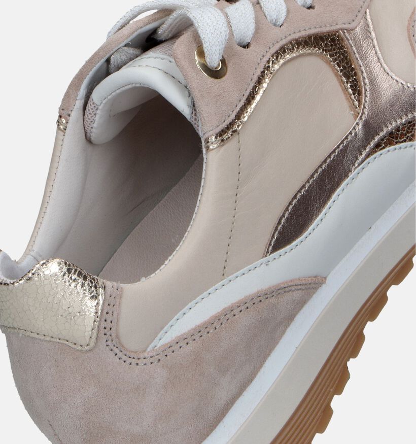 Gabor Comfort Beige Sneakers voor dames (336144) - geschikt voor steunzolen