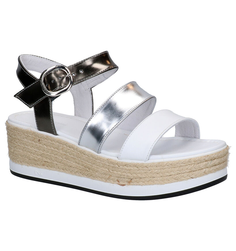 NeroGiardini Witte Sandalen in leer (270562)