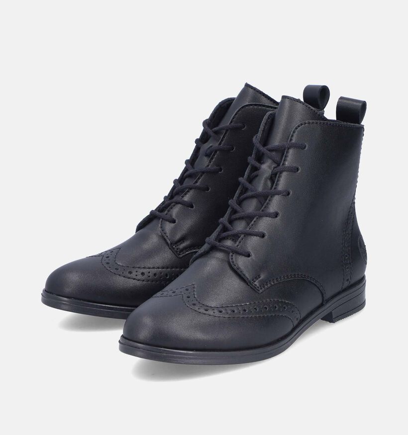 Rieker Bottines à lacets en Noir pour femmes (347434)