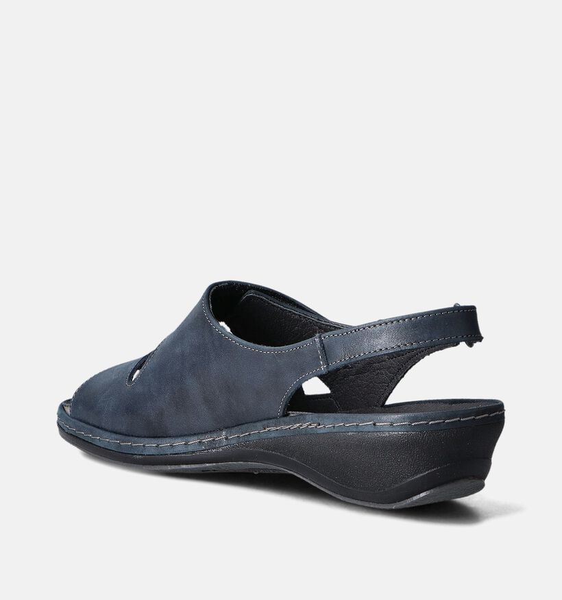 Hush Puppies Rigao Sandales pour semelles orthopédiques en Bleu pour femmes (357589) - pour semelles orthopédiques