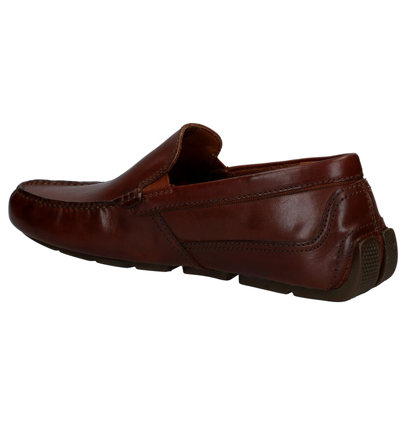 Clarks Markman Plain Mocassins en Cognac pour hommes (304488)