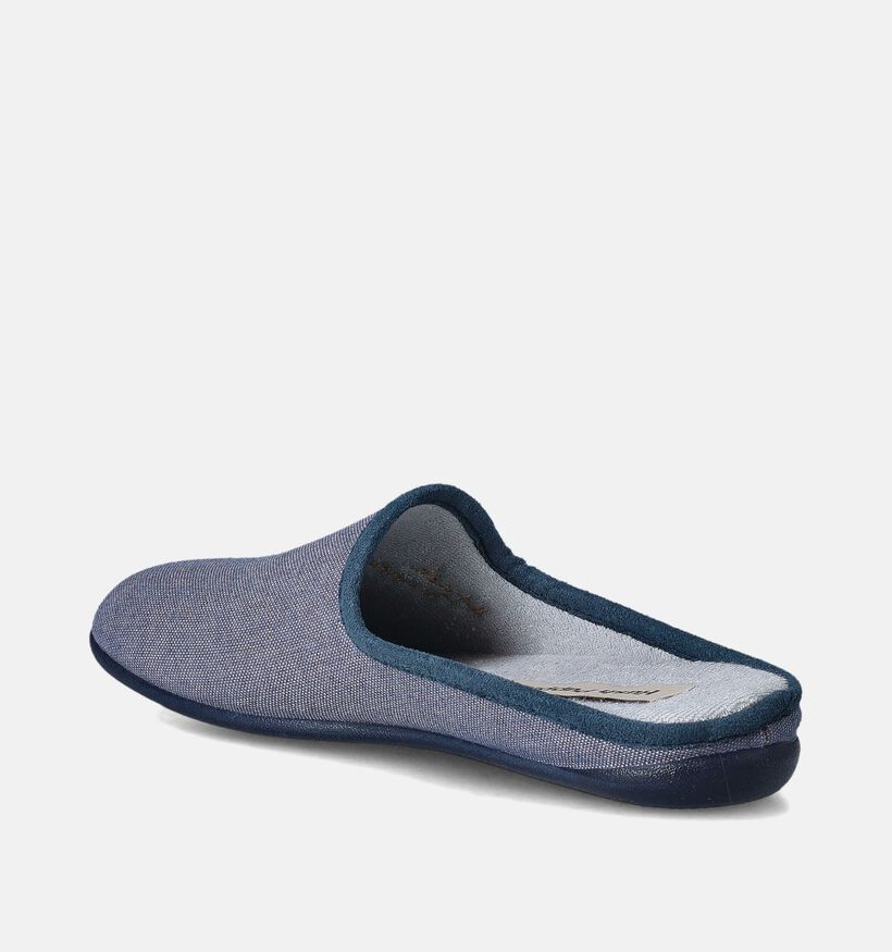 Hush Puppies Daron Blauwe Pantoffels voor dames (357596)