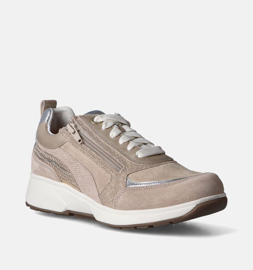 Xsensible Valletta Beige Sneakers voor dames (356341) - geschikt voor steunzolen