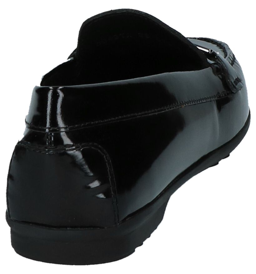Zwarte Loafers Geox Elidia, Zwart, pdp