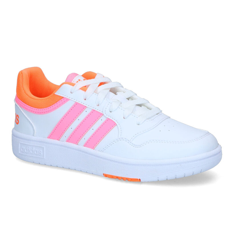 adidas Hoops 3.0 Witte Sneakers voor meisjes (318957)