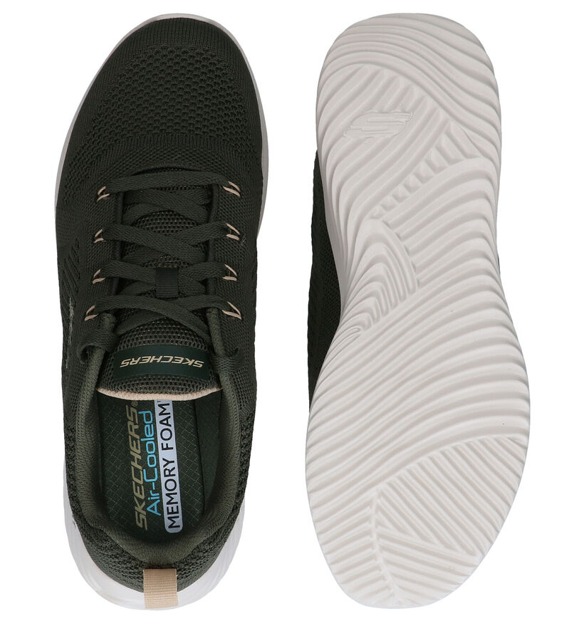 Skechers Bounder Baskets en Noir en textile (287098)