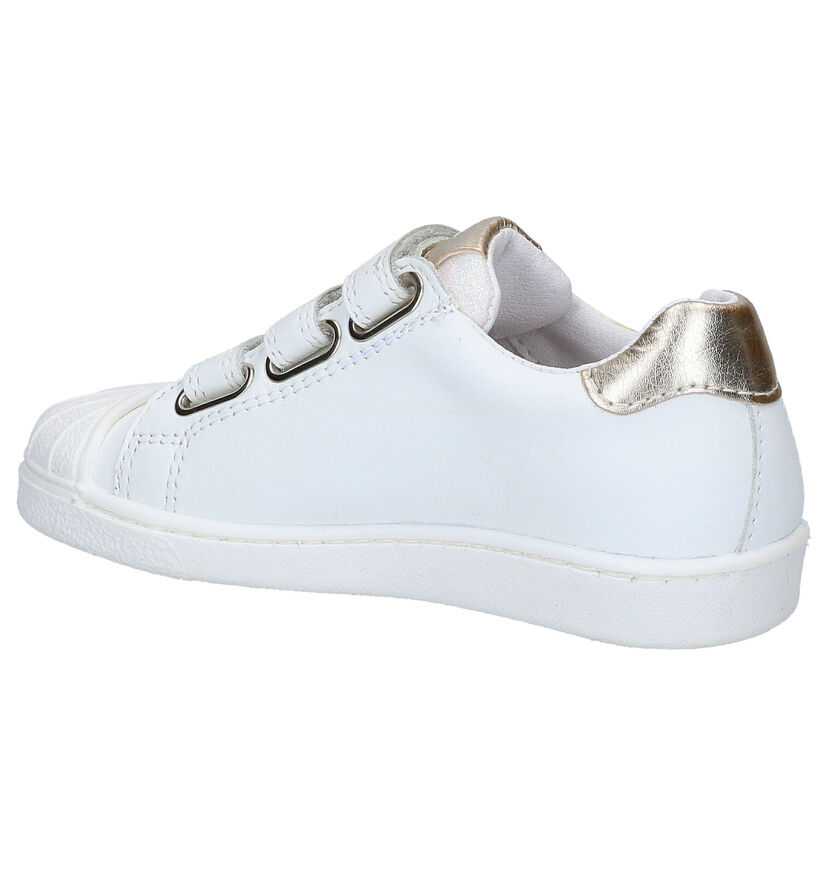 Kipling Virani Witte Velcroschoenen in leer (289325)