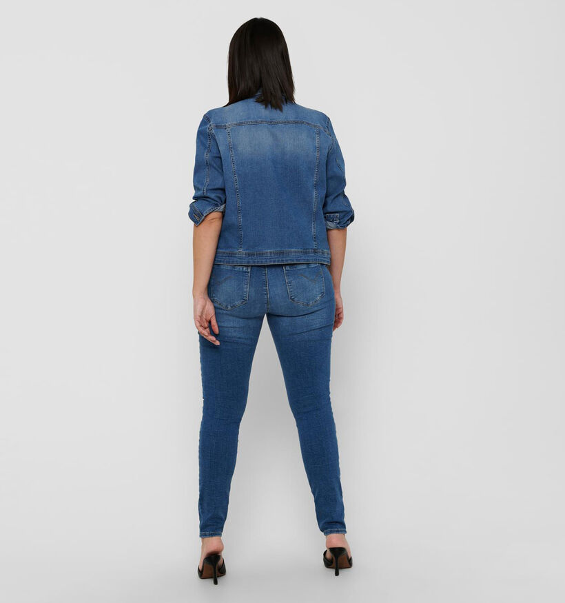 ONLY Carmakoma Wespa Veste en jeans en Bleu pour femmes (351423)