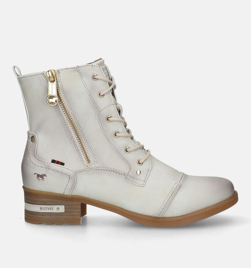 Mustang Boots à lacets en Marron pour femmes (345413)