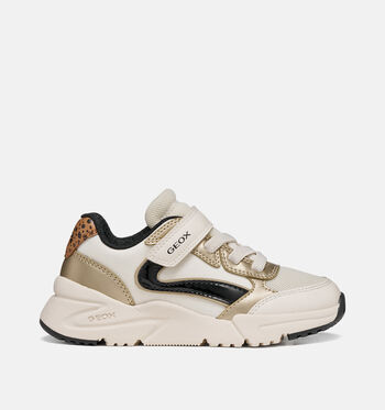 Geox Low Baskets Beige/Bleu/Rose