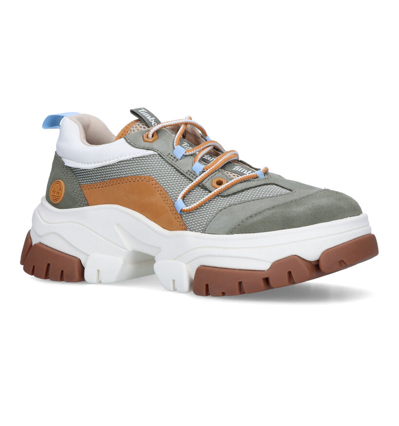 Timberland Adley Way Oxford Chaussures plates en Khaki en textile (320600)