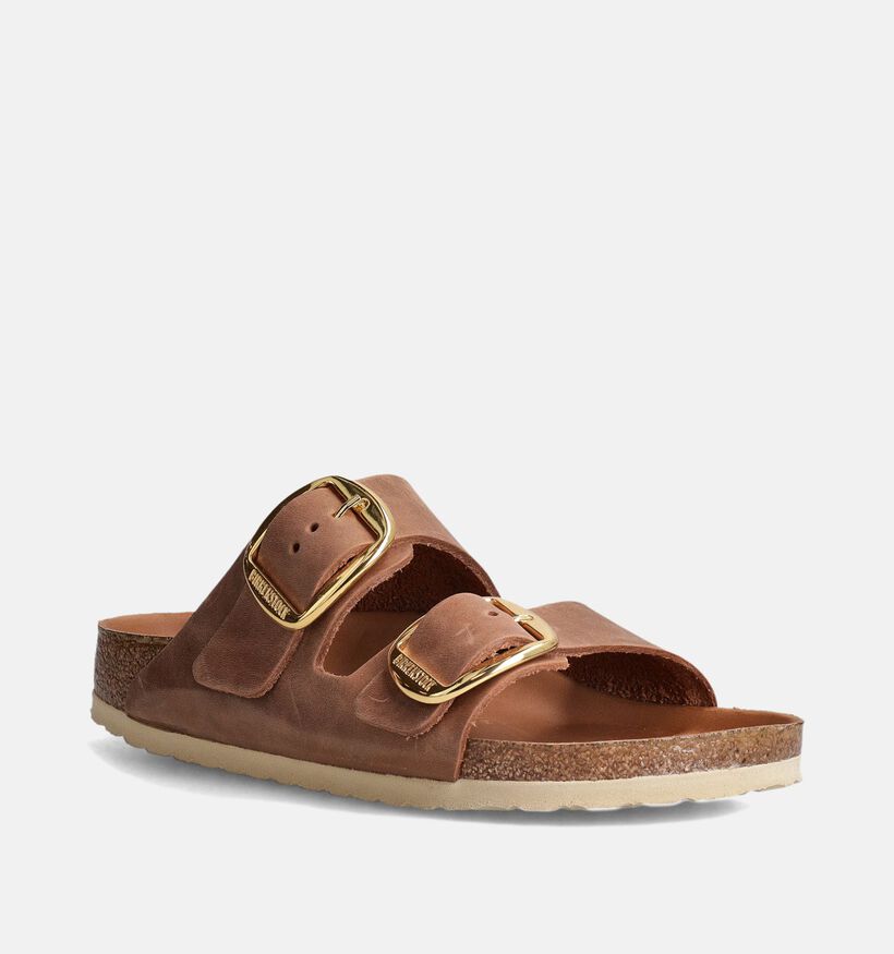 Birkenstock Arizona Big Buckle Cognac Slippers voor dames (357605)