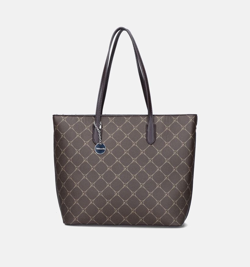 Tamaris Anastasia Classic Blauwe Shopper tas met rits voor dames (338784)