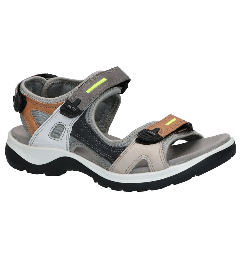 ECCO Offroad Grijze Sandalen in nubuck (287320)