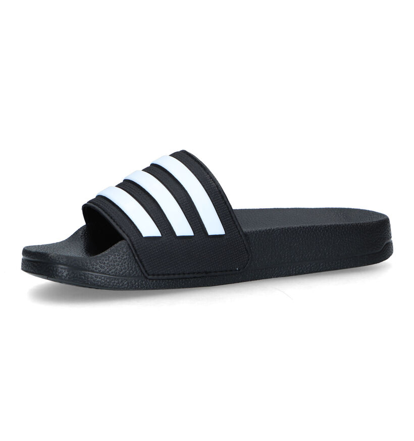 adidas Adilette Shower Zwarte Badslippers in kunststof (318992)