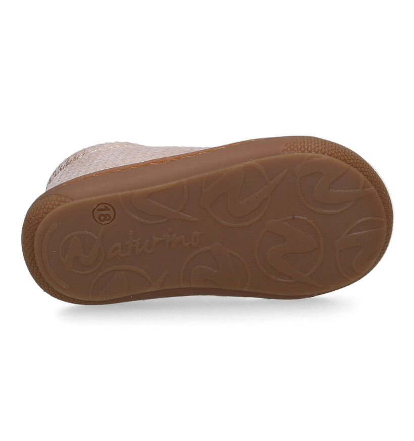 Naturino Cocoon Paarse Babyschoenen voor meisjes (316128) - geschikt voor steunzolen