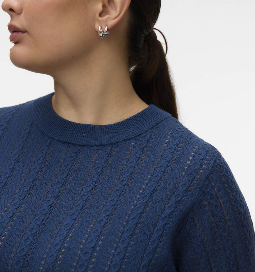 Vero Moda Curve Morena Donkerblauwe Trui voor dames (367786)