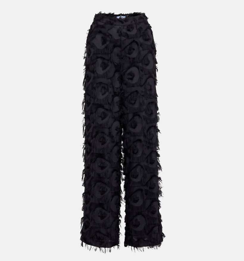 Minus Maica Zwarte Wijde broek voor dames (349969)