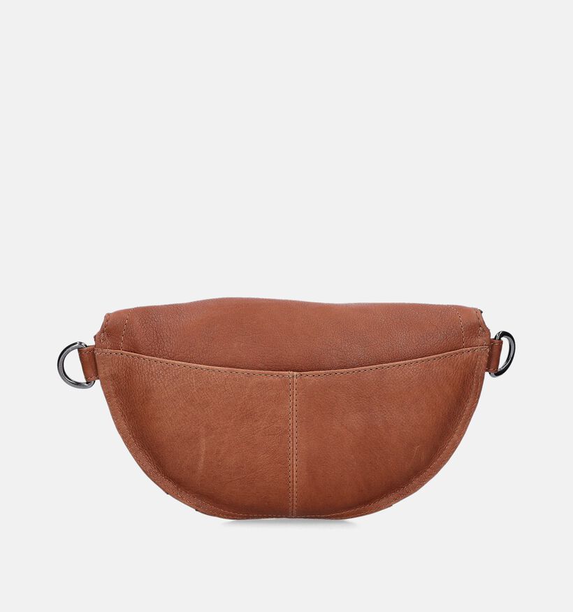 Euro-Leather Zwarte Crossbody tas voor dames (353542)