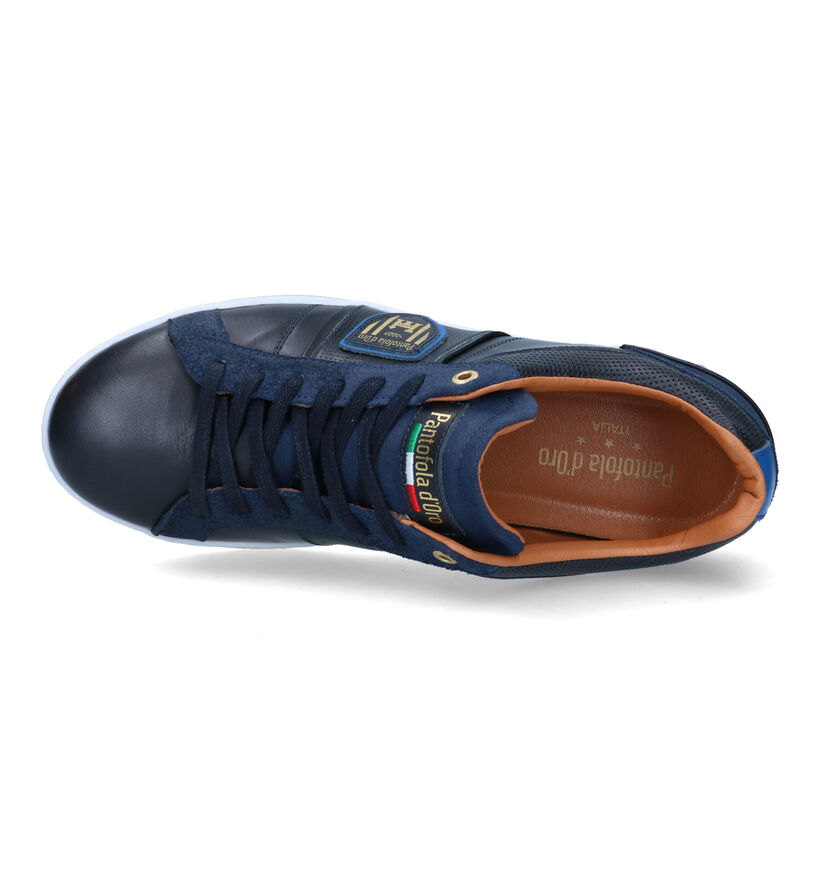 Pantofola d'Oro Torretta Blauwe Veterschoenen voor heren (321728) - geschikt voor steunzolen