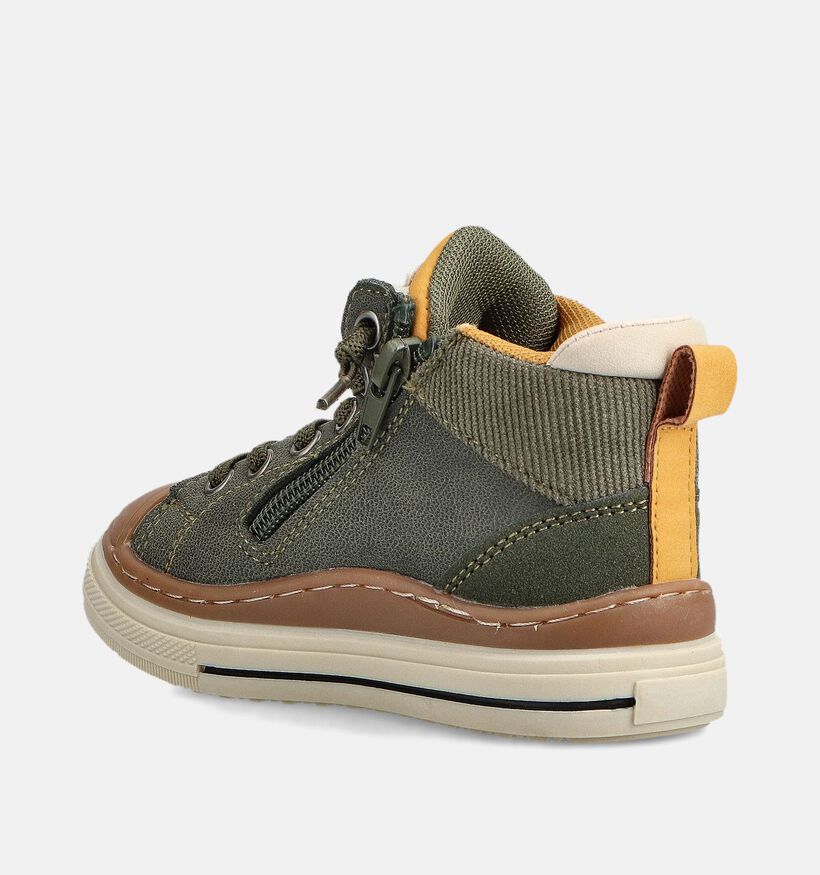 Milo & Mila Chaussures hautes en Vert Milo & Mila Chaussures hautes en Vert pour garçons (363164)