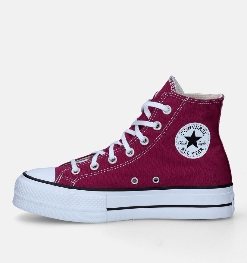 Converse CT All Star Lift Baskets en Rose pour femmes (332790)