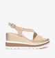 NeroGiardini Beige Sandalen met sleehak voor dames (356025)