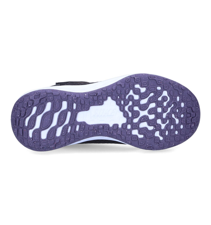 Nike Revolution 6 Zwarte Sneakers voor meisjes (308999) - geschikt voor steunzolen