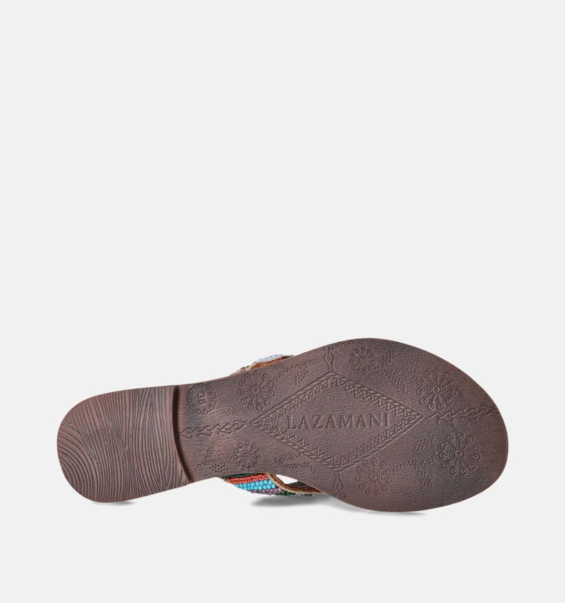 Lazamani Bruine Teenslippers voor dames (357747)