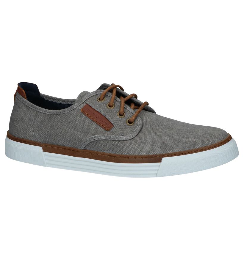 Camel Active Chaussures à lacets en Gris foncé en textile (271434)