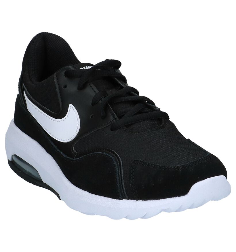 Nike Air Max Baskets basses en Noir en textile (209815)