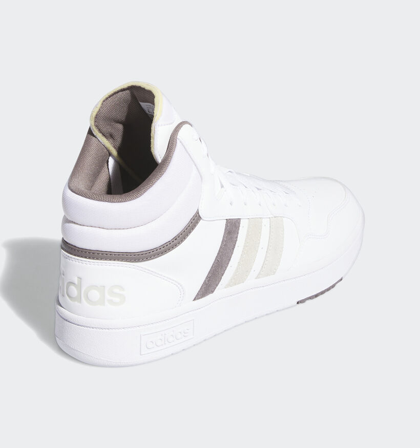 adidas Hoops 3.0 MID Baskets en Blanc pour hommes, garçons (348974)