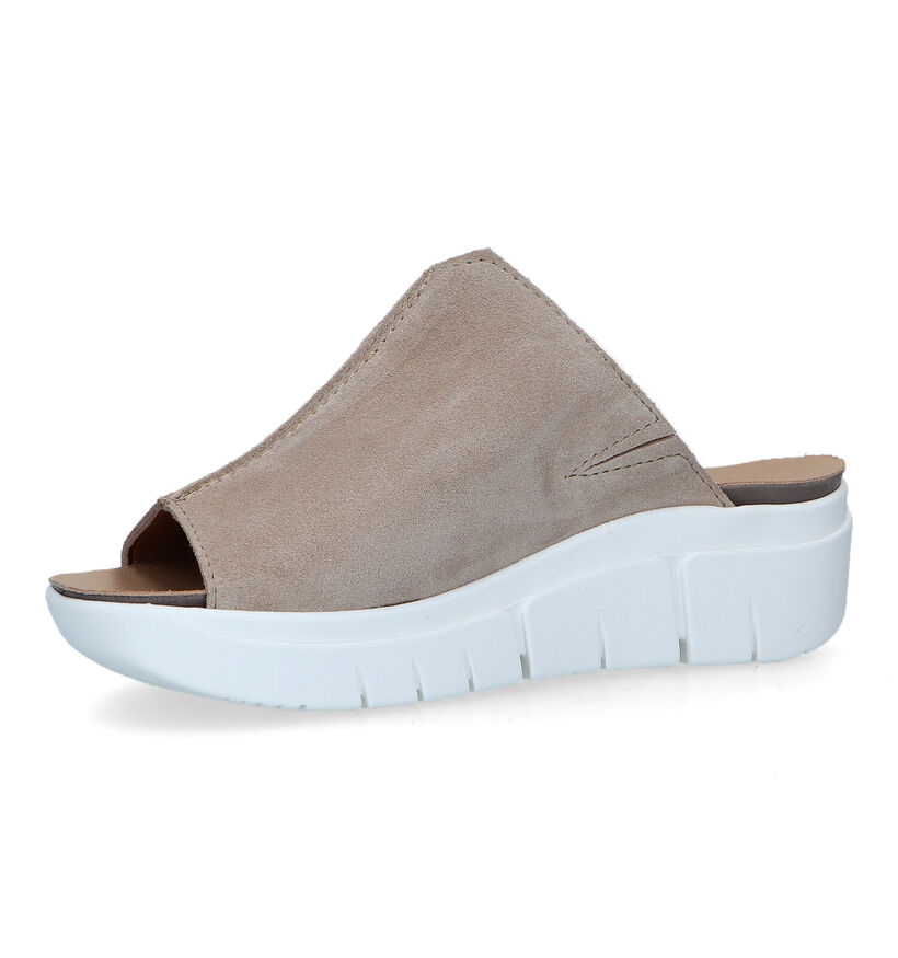 Solemade Garda Taupe Slippers voor Steunzolen voor dames (325722) - geschikt voor steunzolen