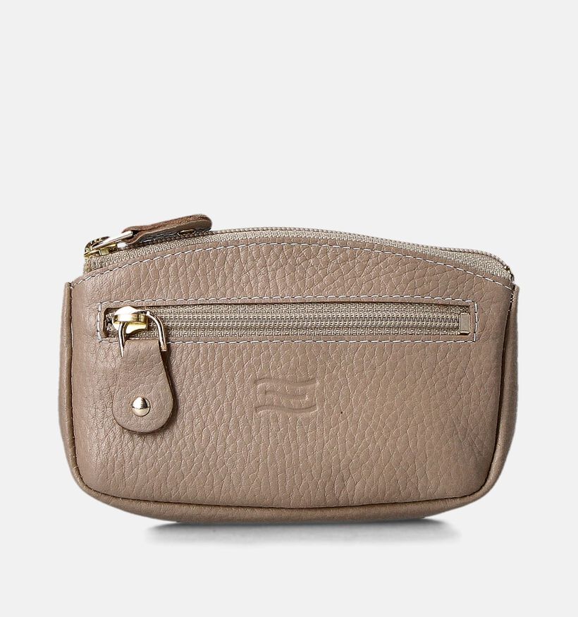 Crinkles Taupe Geldbeugel voor dames, heren (358098)