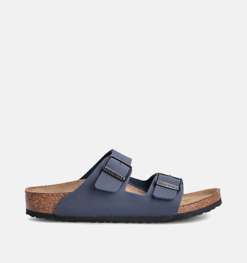 Birkenstock Arizona Nu-pieds en Bleu pour filles, garçons (357909)