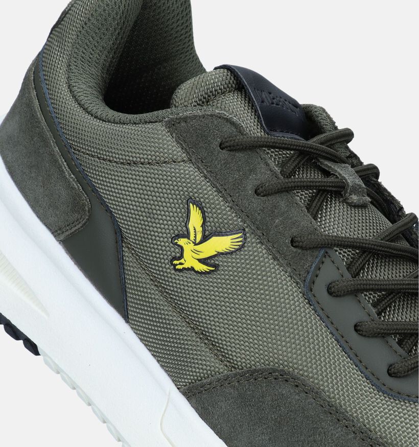 Lyle & Scott Alford Kaki Veterschoenen voor heren (329551) - geschikt voor steunzolen