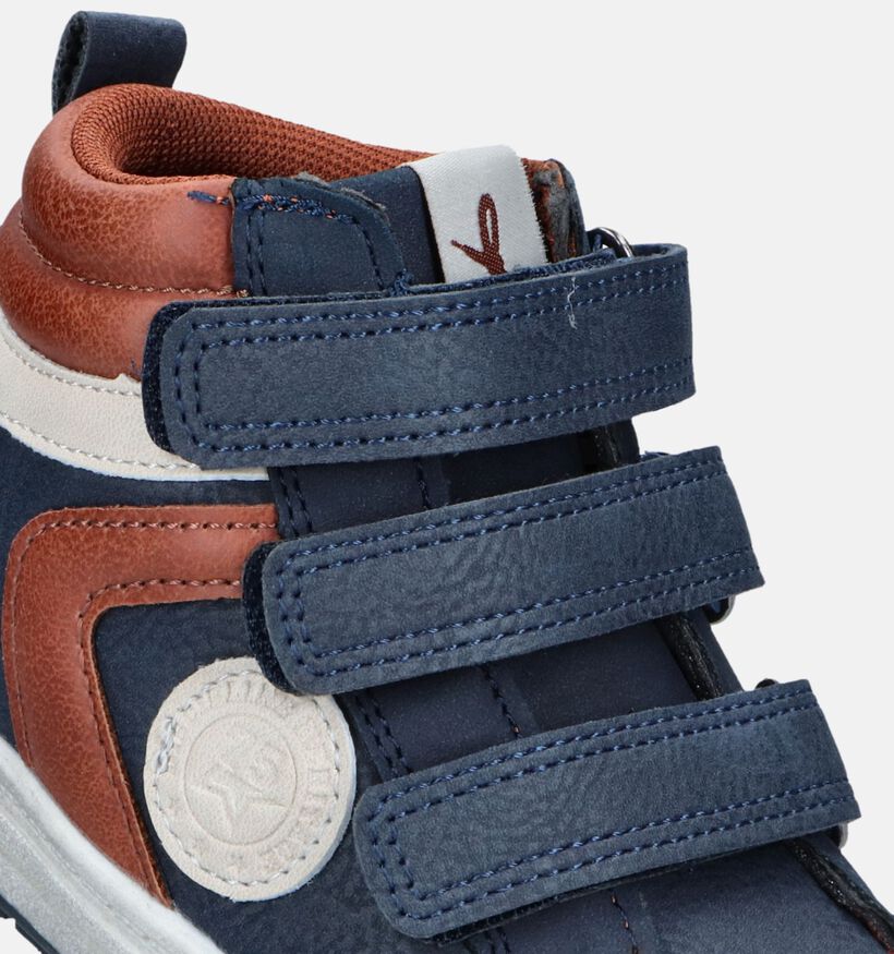 Milo & Mila Blauwe Velcroschoenen voor jongens (347105)