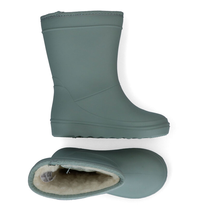 Enfant Bottes de pluie en Vert olive pour garçons (312735)